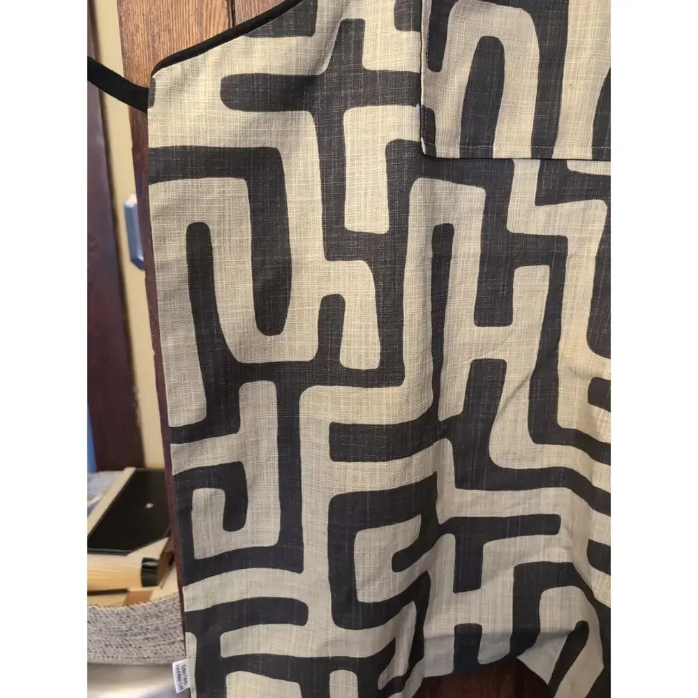 Home Right Online Bib Apron Craft Vendor Yard Sale Geometric Reversible African